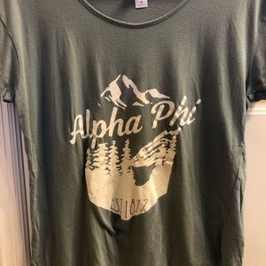 alpha phi mountain tee
